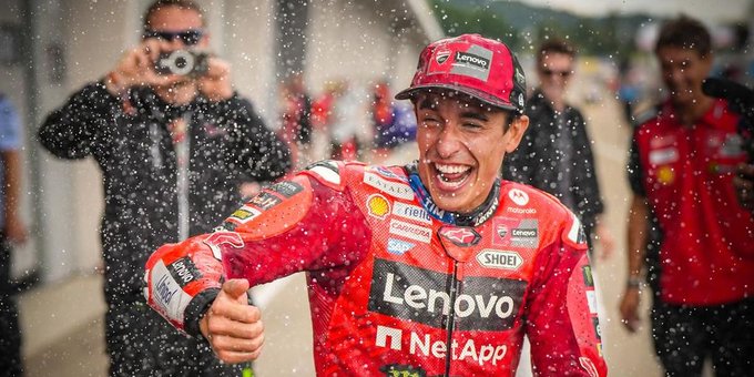 Marc Marquez Selebrasi Tarian Pacu Jalur, Catatkan Kemenangan ke-69 di MotoGP